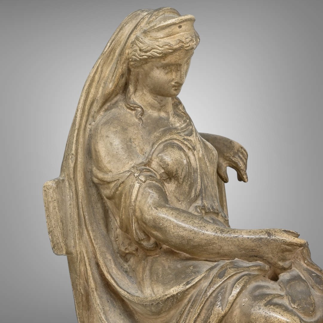 Neoclassical Style Female Figure - 19th Century Italy-photo-2